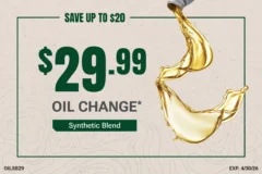 SYNTHETIC BLEND OIL CHANGE
